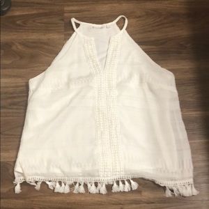 White summer blouse